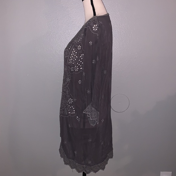 JOHNNY  WAS RIDDEN EMBROIDERED BOHO BLOUSE. - Picture 2 of 6